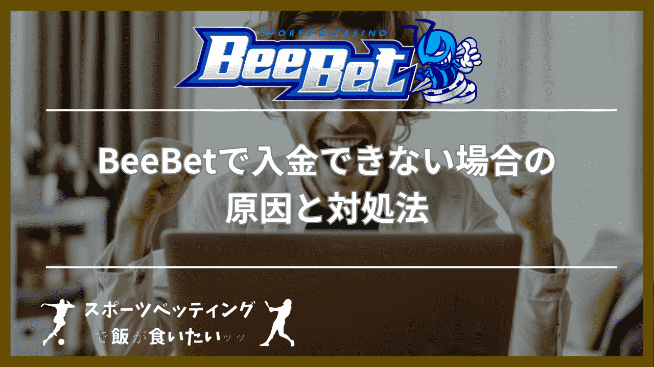 BeeBet(ビーベット)で入金できない場合の原因と対処法