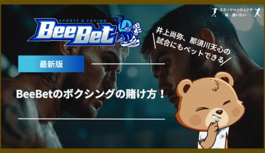 BeeBet(ビーベット)のボクシングの賭け方！井上尚弥、那須川天心の試合にもベットできる