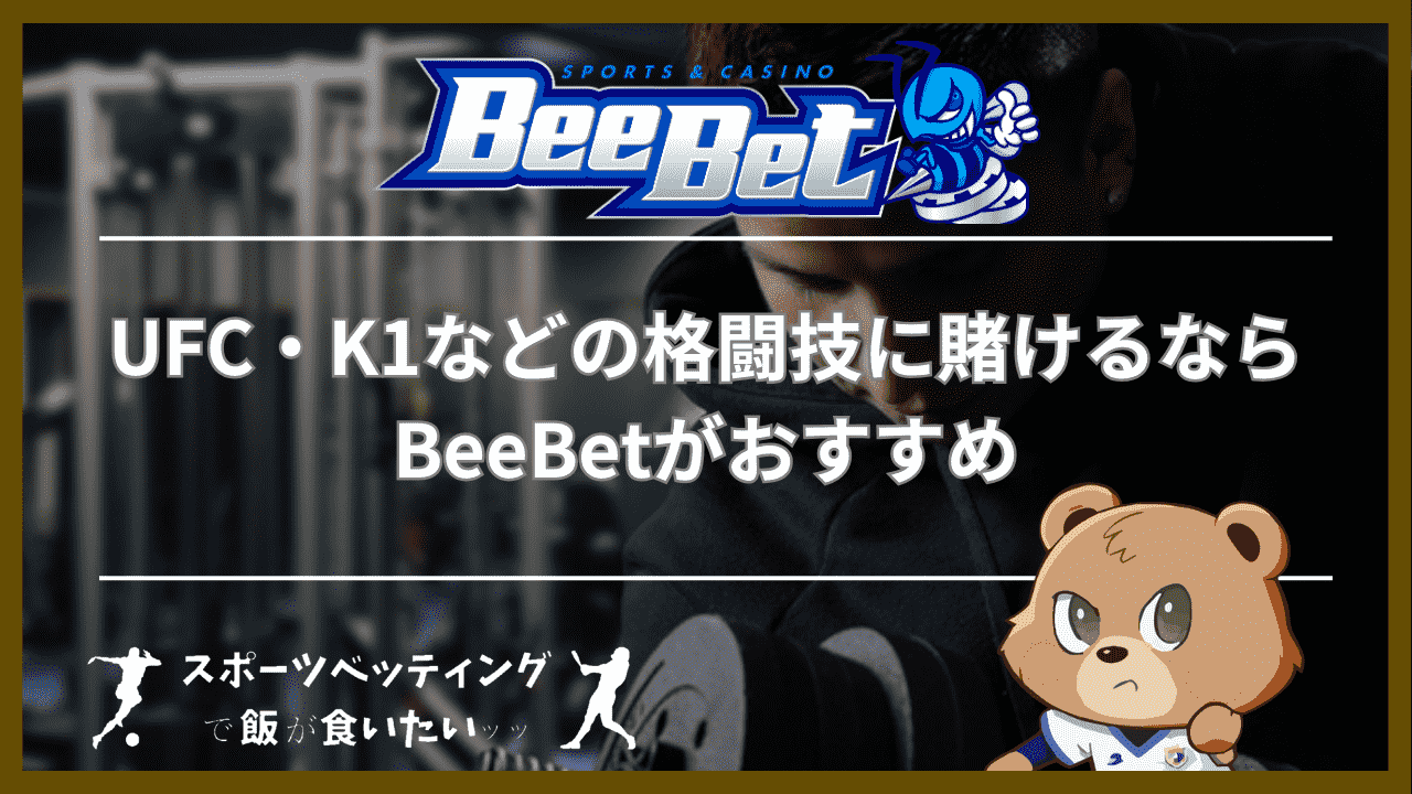 UFC・K1などの格闘技に賭けるならBeeBet(ビーベット)がおすすめ