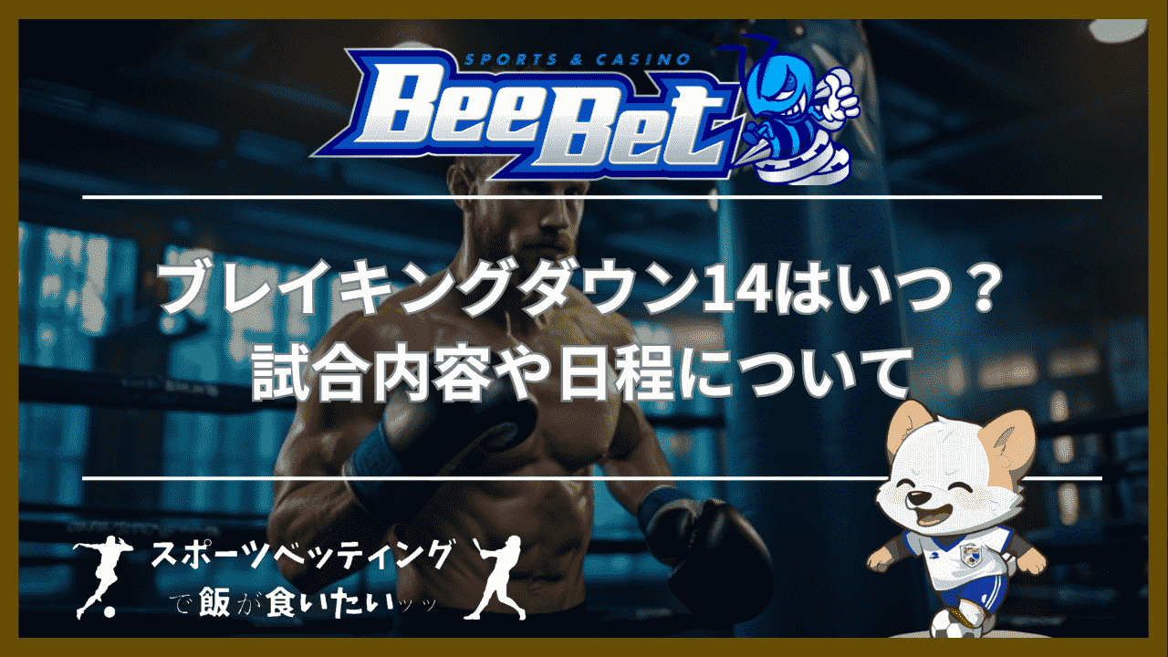 ブレイキングダウン14はいつ？試合内容や日程について