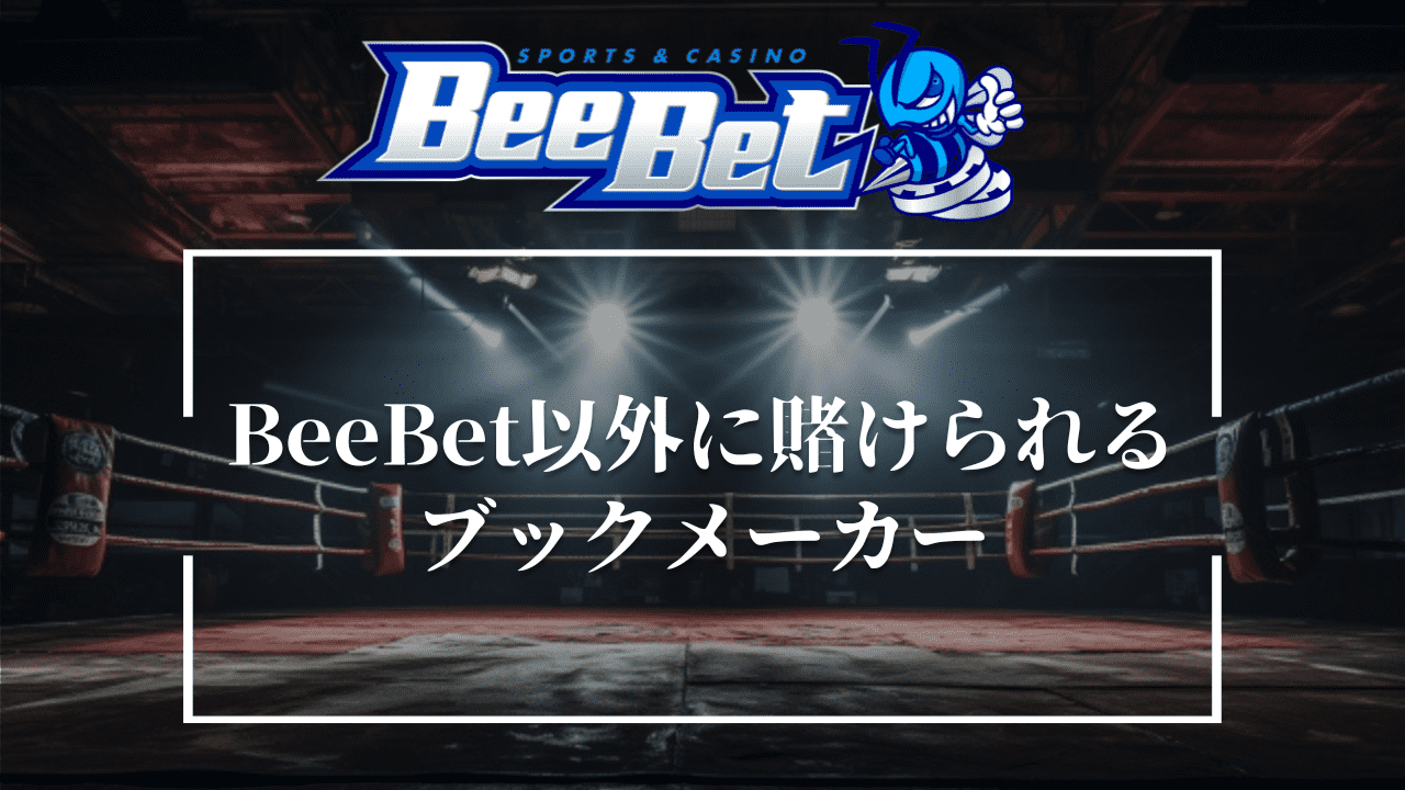 BeeBet(ビーベット)以外でブレイキングダウンに賭けれるサイト(ブックメーカー)