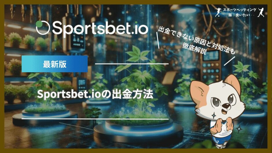 Sportsbet.io (スポーツベットアイオー)の出金方法｜出金できない原因と対処法も解説