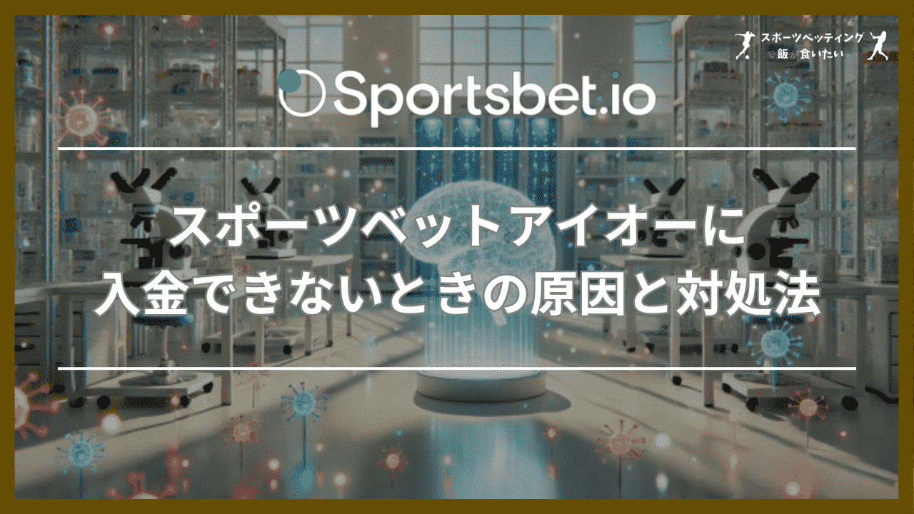 スポーツベットアイオー(Sportsbet.io)に入金できないときの原因と対処法