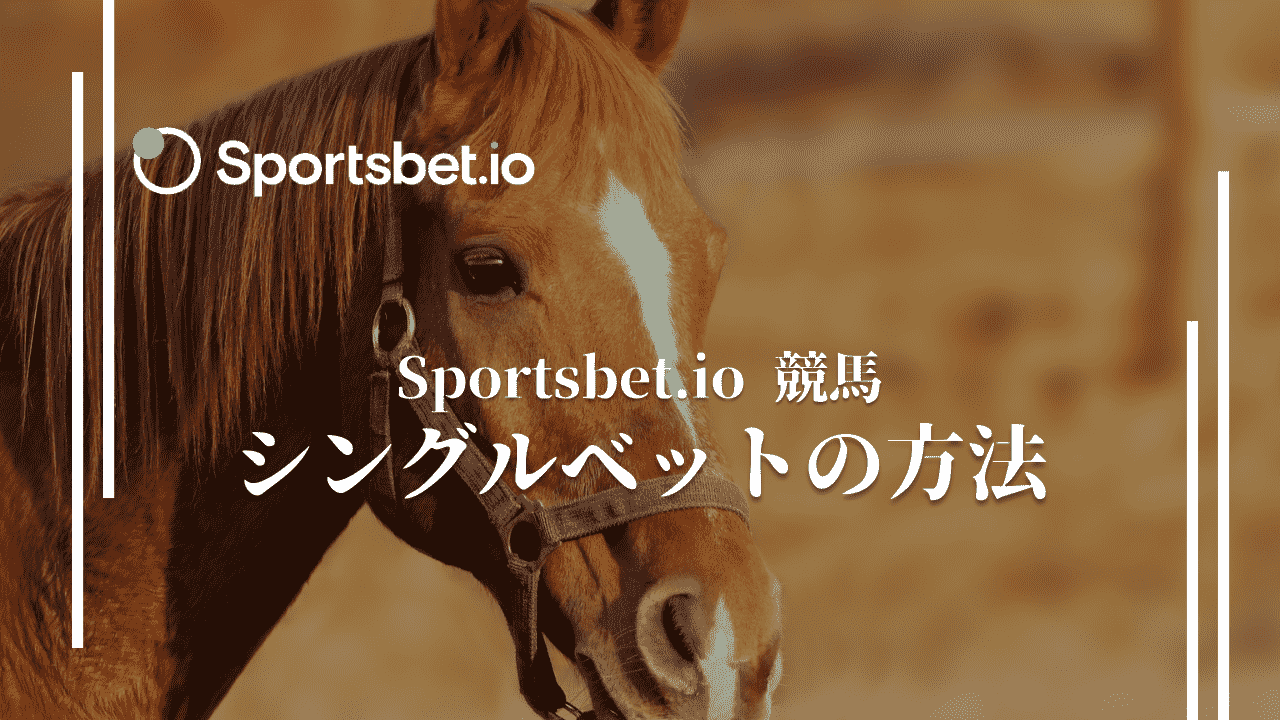 スポーツベットアイオー(Sportsbet.io)　競馬　シングルベット