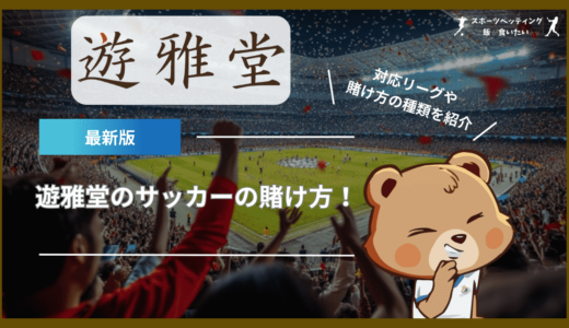 遊雅堂(ゆうがどう)のサッカーの賭け方！対応リーグや賭け方の種類を紹介