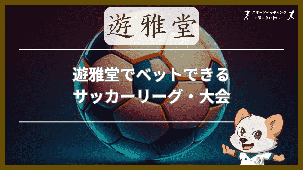 遊雅堂(ゆうがどう)でベットできるサッカーリーグ・大会