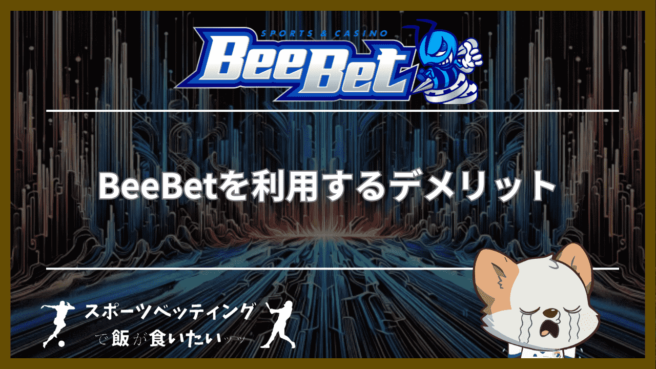 BeeBet(ビーベット)を利用するデメリット