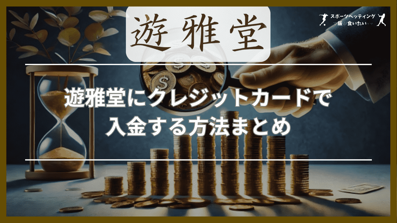 遊雅堂にクレジットカードで入金する方法まとめ