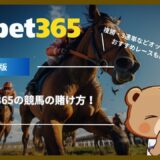 bet365の競馬の賭け方！複勝・3連単などオッズの種類やおすすめレースも紹介