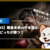 【超RIZIN3】朝倉未来vs平本蓮はどっちが勝つ？勝敗予想に基づいてベットしよう