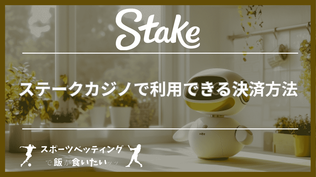 ステークカジノ(Stake Casino)で利用できる決済方法